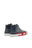 Diesel Mens D-Verse Mid Sneaker In Indigo