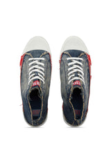Diesel Mens D-Verse Mid Sneaker In Indigo