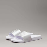 Calvin Klein Womens Cream Ftw Ny Pearl Slides