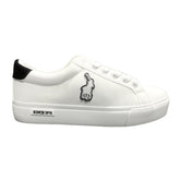 Polo Ladies Runnerised Platform Sneakers In White