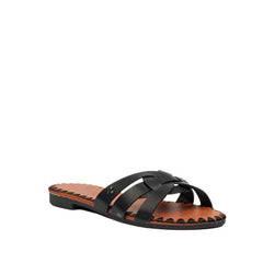 Butterfly Feet Ladies Zany 1 Sandals Black