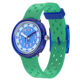Flik Flak Fizz Waves Boys Watch In Green