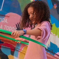 Flik Flak Blue Braid Kiddies Watch