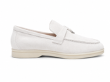 Zerga Womens Charm Moc Shoes In White