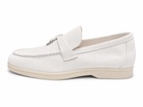 Zerga Womens Charm Moc Shoes In White