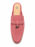 Zerga Womens Charm Mule Shoes In Rose Pink