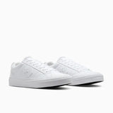 Converse Mens Casual Ox Faux Leather Shoes In White