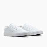 Converse Mens Casual Ox Faux Leather Shoes In White