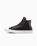 Converse All Star Unisex Seasonal Leather Chuck Taylor In Black