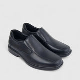 Hush Puppies Mens Slip On Kenny Premium In Black