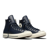 Converse Chuck 70 Leather High Top Shoe In Obsidian