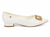 Butterfly Feet Ladies Leonore 1 Shoes In White