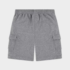 Nike Boys French Terry Cargo Short In Grey