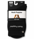 Hush Puppies Mens Combed Cotton Socks In Black