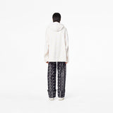 Marc Jacobs Monogram Oversized Hoodie In Eggshell