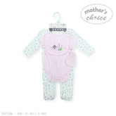 Mother's Choice 5Pc Starter Packs Butterfly/Flowers In White/Pink