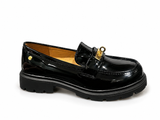 Miss Black Ladies Tipsy 12 Loafers In Black