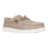 Hey Dude Mens Wally Stretch Mesh Shoes In Brown