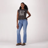 Levi's Womens Curvy Flare Jean In Light Vintag