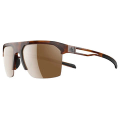 Adidas Mens Strivr Sunglasses In Brown Havana
