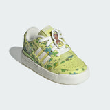 Adidas Girls Disney Princess Forum Low Sneakers In Green
