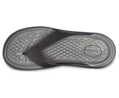 Crocs Unisex Literide Flip Flops In Grey and Black
