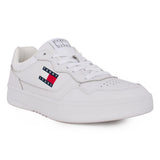 Tommy Hilfiger Mens Cupsole Leather Ess Shoe White