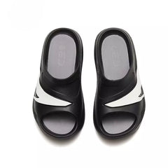 Anta Mens Slides In Black And White