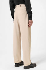 Antioch Mens Plain Trousers In Beige