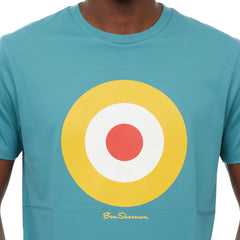 Ben Sherman Mens Target T-Shirt In Aqua