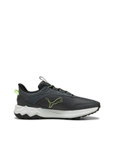 Puma Mens Extend Lite Trail Shoes In Grey/Lime