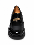 Miss Black Ladies Tipsy 12 Loafers In Black