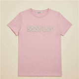 Sissy boy Regular Pink T-shirt With Pearl Logo