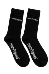 Hush Puppies Mens Combed Cotton Socks In Black