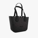 Fenn Gold Zip Handbag In Black