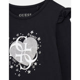 Guess Kids 2G Ls T-Shirt Black