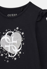 Guess Kids 2G Ls T-Shirt Black