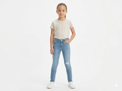 Levis Girls Light Wash Stretch Denim Jeans