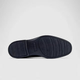 Hush Puppies Mens Thorpe Black Leather Shoes
