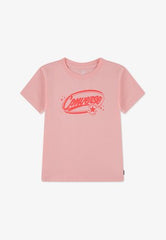 Converse Girls Graphic T-Shirt In Pink