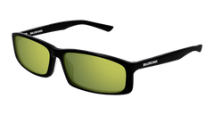 Balenciaga Sunglasses Unisex In Black Yellow Bb0008S-006