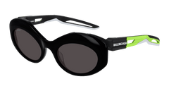 Balenciaga Sunglasses Womens In In Black Green Grey Bb0053S-005