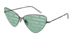 Balenciaga Sunglasses Womens In In Grey Green Bb0148S-002