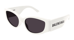 Balenciaga Sunglasses Womens In In White Grey Bb0258S-012