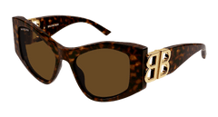 Balenciaga Sunglasses Womens In In Havana Brown Bb0287S-002