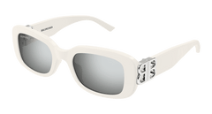 Balenciaga Sunglasses Womens In In White Silver Bb0310Sk-003