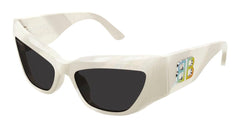 Balenciaga Sunglasses Womens In Ivory Grey BB0444S-003