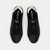 Replay Mens Evan Edit Shoes In Black & White