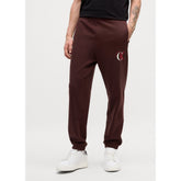 Calvin Klein Mens Graphic Joggers In Dark Brown