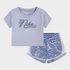 Nike Girls Essential Tempo 2 Piece Set In Indigo